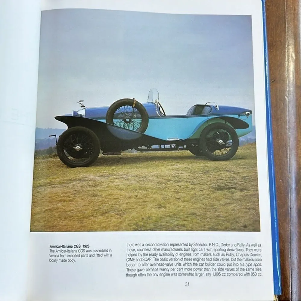SPORTS CARS HISTORY AND DEVELOPMENT a Coffee Table Book BY GN Georgano